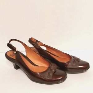 EUC Sofft 7.5 brown heel